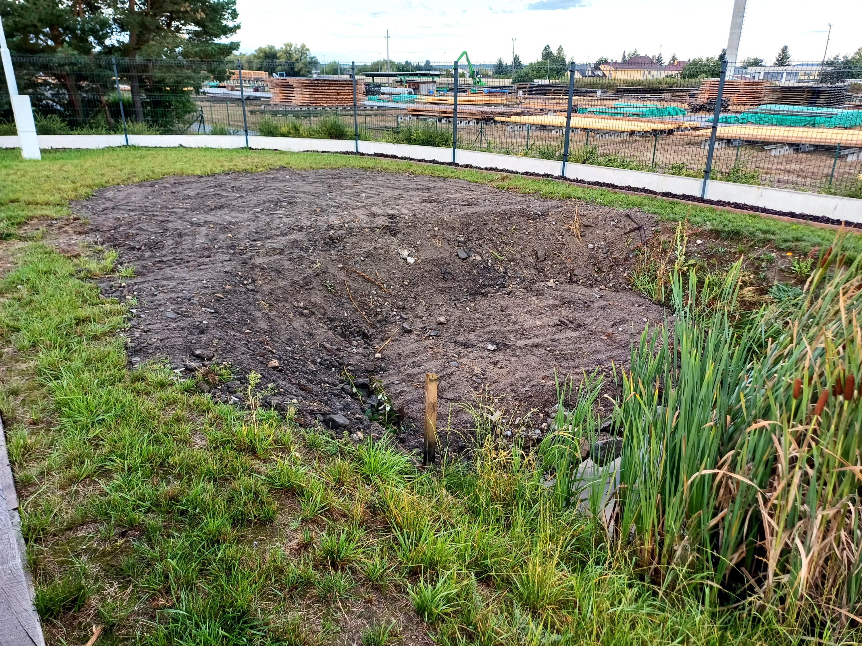 Budování nové ukázkové zahrady v showroomu Impregnace Soběslav