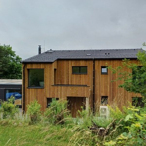 Reference: opláštění RD u Kašperských hor, zakázková výroba Impregnace Soběslav