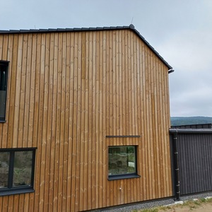 Reference: opláštění RD u Kašperských hor, zakázková výroba Impregnace Soběslav