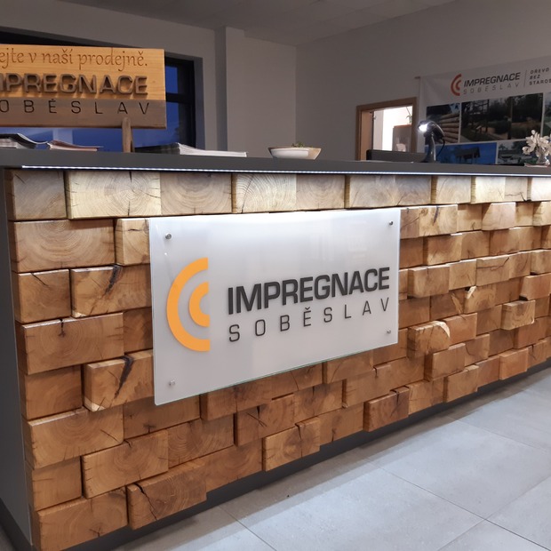 Firemní prodejna a showroom spol. Impregnace Soběslav