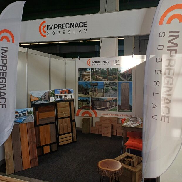 stánek spol. Impregnace Soběslav na veletrhu Chalupář 
