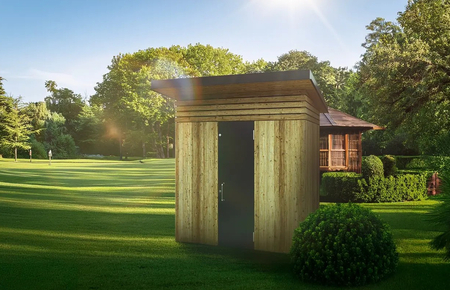 Dubové pražce jako základ pro kompostovací toalety - spolupráce s firmou Biocultus