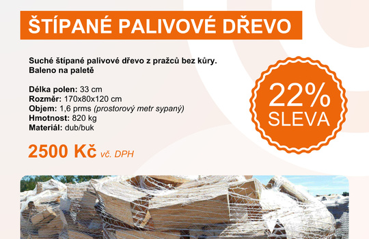 AKCE - štípané palivové dřevo