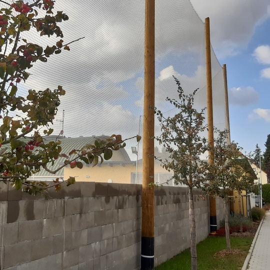 Dřevěné sloupy impregnované