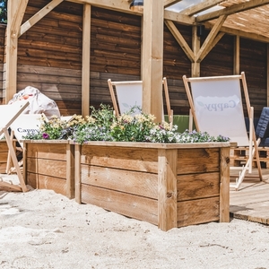 Nadzemní záhon Teraso - 43x300x100 cm Nadzemní záhon Teraso - 43x300x100 cm