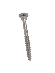 Nerezové vruty pro terasy a fasády RAPI-TEC TERASO, 5x80 mm, drážka T25, kalený nerez, balení 100 ks Nerezové vruty pro terasy a fasády RAPI-TEC TERASO, 5x80 mm, drážka T25, kalený nerez, balení 100 ks