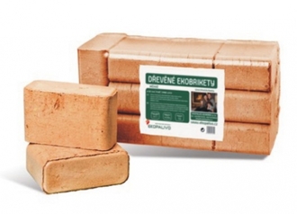 Ekobrikety hranaté RUF z tvrdého dřeva Ekobrikety hranaté RUF z tvrdého dřeva