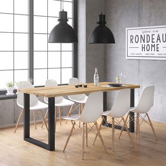 Kovová designová noha stolu - U Kovová designová noha stolu - U