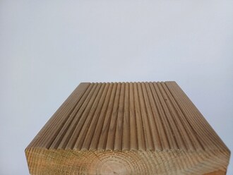 Terasové prkno drážkované, 28x145x4200 mm, impregnované Terasové prkno drážkované, 28x145x4200 mm, impregnované