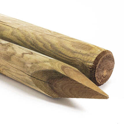 Kůl Smrk/borovice, průměr 140 mm, délka 2000 mm, impregnovaný Kůl Smrk/borovice, průměr 140 mm, délka 2000 mm, impregnovaný