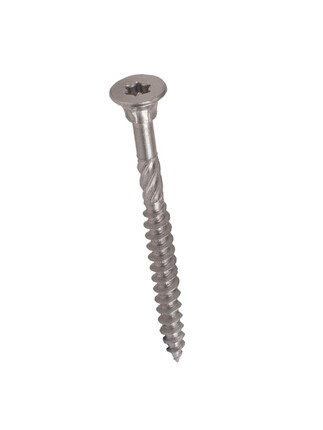 Nerezové vruty pro terasy a fasády RAPI-TEC, 4x40 mm, drážka T20, kalený nerez, balení 100 ks Nerezové vruty pro terasy a fasády RAPI-TEC, 4x40 mm, drážka T20, kalený nerez, balení 100 ks