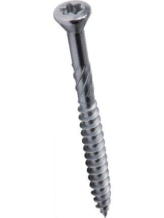 Nerezové vruty RAPI-TEC TERASO PLUS pro dřevěné obklady, 5x70 mm, drážka T25, nerez A4, balení 200 ks Nerezové vruty RAPI-TEC TERASO PLUS pro dřevěné obklady, 5x70 mm, drážka T25, nerez A4, balení 200 ks