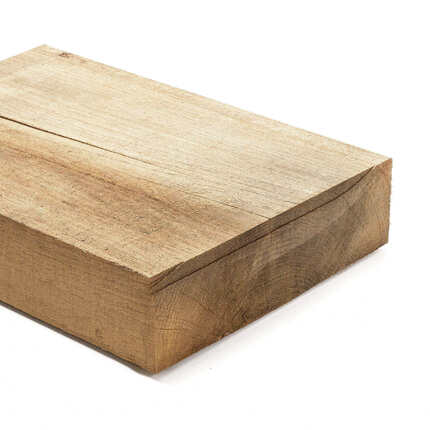 Pražec půlený Dub, 75x260x2000 mm, neimpregnovaný